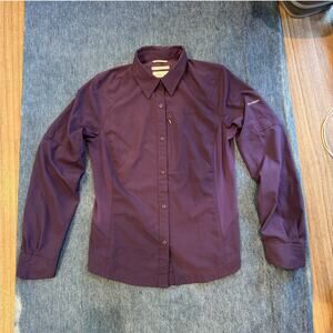 Columbia Omni Shade Purple Long sleeve Shirt Hiking
